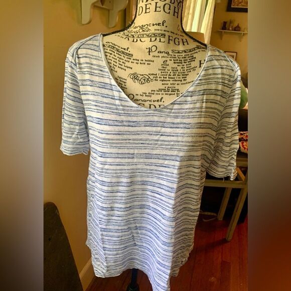J Jill Linen Tee - Picture 1 of 4